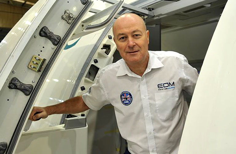 EDM's MD Tony Bermingham. MEN article Jan 2017